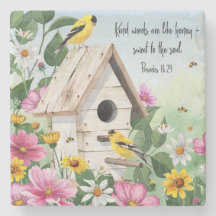 Vattenfärgade blommigtar vår