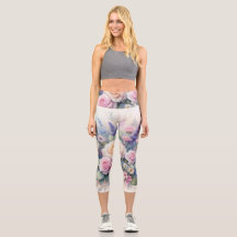 Vattenfärgade blommor i mjuk pastel färg