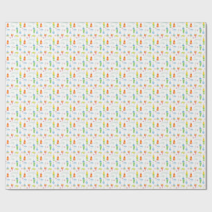 Vattenfärgade bojar och laser presentpapper