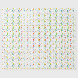 Vattenfärgade bojar och laser presentpapper