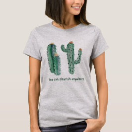Vattenfärgade Cacti-former T Shirt
