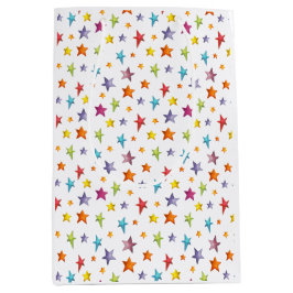 Vattenfärgade färg-stjärnor som omsluter pappra