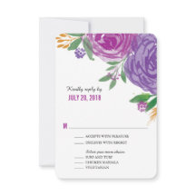 Vattenfärgade färgfärgade Lilor blommor | OSA