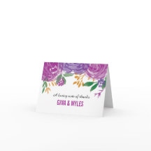 Vattenfärgade färgfärgade Lilor blommor | TACK