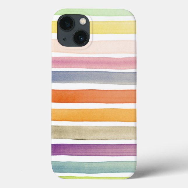 Vattenfärgade handmålade penseldrag, banderoller. (Baksida)