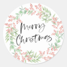 Vattenfärgade julklämmor