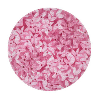 Vattenfärgade lilaxblommor: rosa blommigt bakgrund