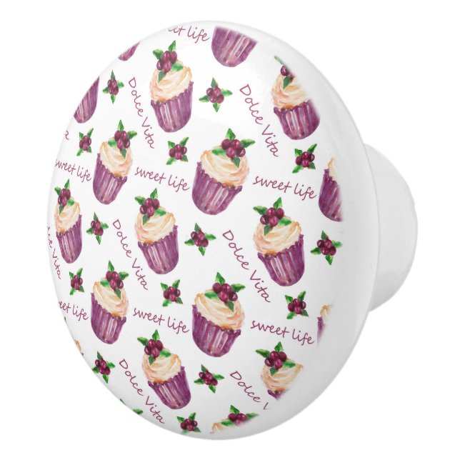 Vattenfärgade muffinsar knopp (Höger)