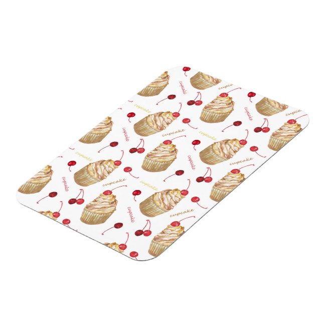 Vattenfärgade muffinsar magnet (Vänstra Sidan)
