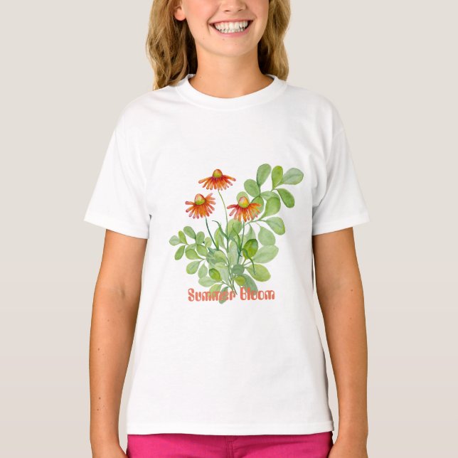 Vattenfärgade orangar t shirt (Framsida)