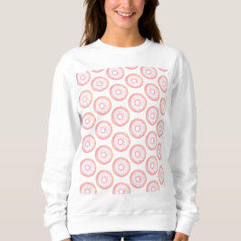 Vattenfärgade Rosor Glazed Sprinkle Donuts T Shirt
