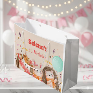 Vattenfärgade skogsdjur - födelsedag