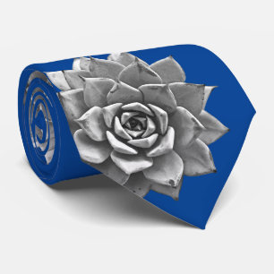 Vattenfärgade Succulents Grått på Blue Slips