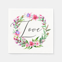 Vattenfärgade tropiska rosa blommor. Blommigt bröl