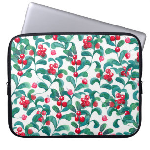 Vattenfärgade vilder, sömlösa mönster. laptop fodral