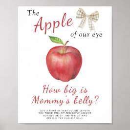 Vattenfärgäpple - hur stort är mamma-klockspelet? poster