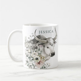 Vattenfärgår Ox | Kinesiskt nyår Kaffemugg