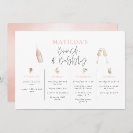 Vattenfärgat brunch och bubbelbachelorette