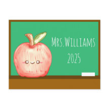 Vattenfärgat fruktäpple