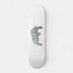 Vattenfärgat havslevande däggdjurs Polar Mini Skateboard Bräda 18,5 Cm
