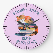 Vattenfärgat katt med Bokar