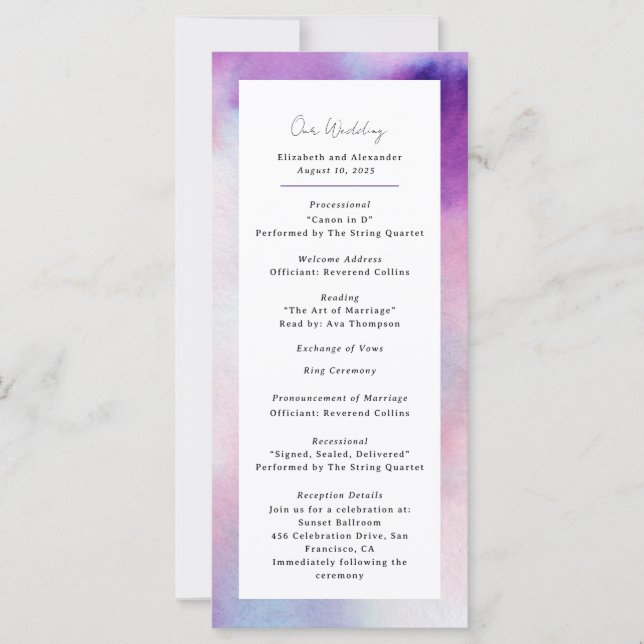 Vattenfärgat Ram (Framsida)