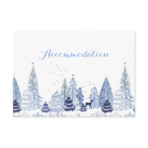 Vattenfärgat träbete Vinter Bröllop E