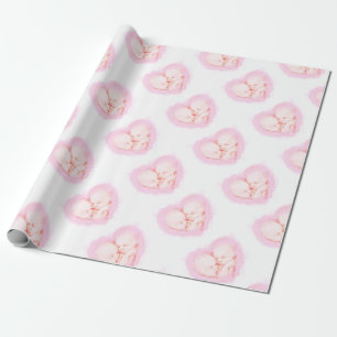 Vattenfärgbabyen kopplar samman baby presentpapper