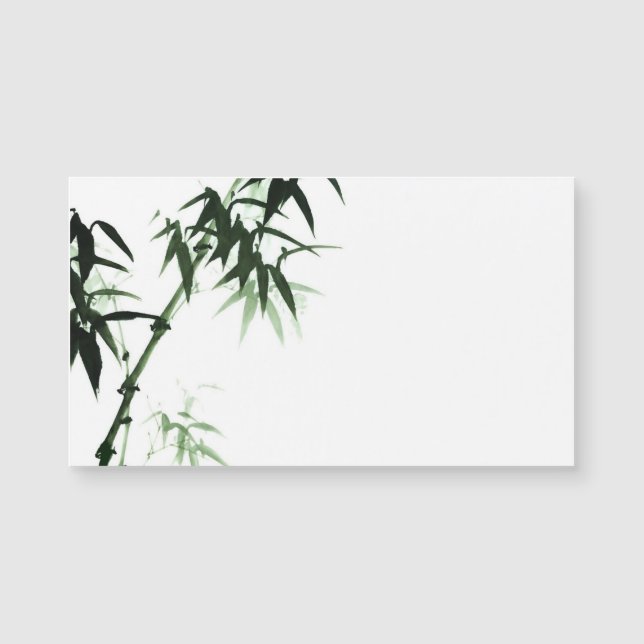 Vattenfärgbambu förföljer l orientaliskt (Framsida)