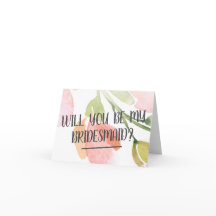 Vattenfärgblom ska dig är min brudtärna