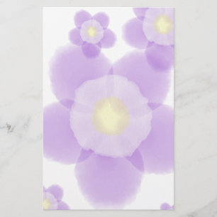 Vattenfärgblomma Brevpapper