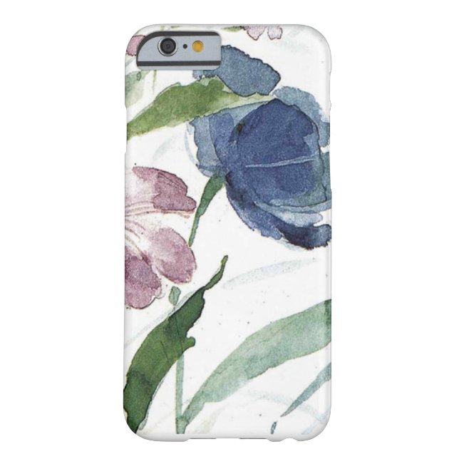vattenfärgblommigt Case-Mate iPhone skal (Baksidan)