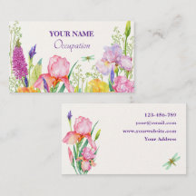 Vattenfärgblommor, blomma