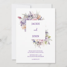 Vattenfärgblommor. Bröllop.