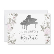 Vattenfärgblommor från piano