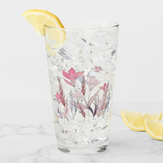 Vattenfärgblommor Glaskopp (Framsida Ice)