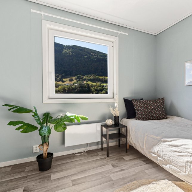 Vattenfärgblommor grått mönster prydnadskudde (Skapare uppladdad)