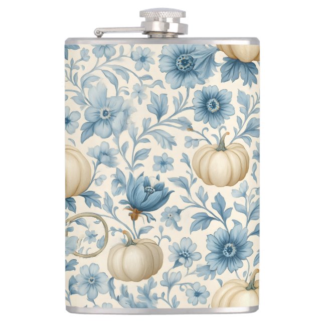 VATTENFÄRGBLUE OCH VITFALSKÖP, PUMPKINER FICKPLUNTA (Framsidan)