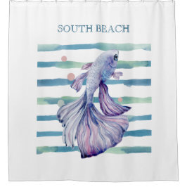 VATTENFÄRGBLUE TROPISK FISKBEVARANDE VACATION