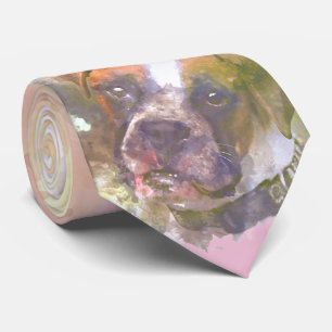 Vattenfärgboxarehund Slips