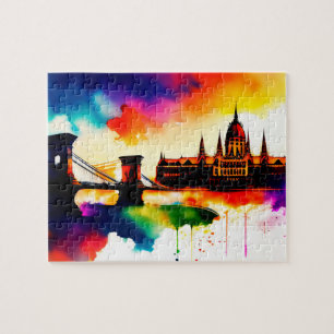 VattenfärgBudapest Pussel
