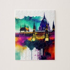 VattenfärgBudapest Pussel