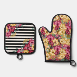 VATTENFÄRGBURGUNDY OCH DAISY AV GULT