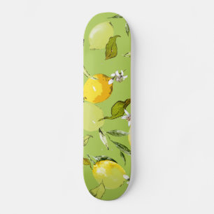 Vattenfärgcitroner 23 mini skateboard bräda 18,5 cm