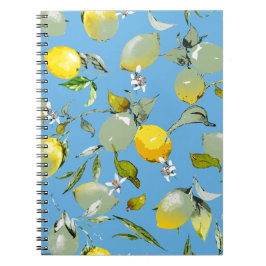 Vattenfärgcitroner 26 anteckningsbok