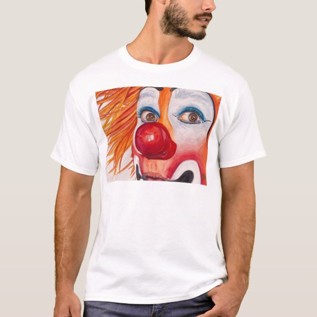 Vattenfärgclown #10 vid liten pastej Vicknair T Shirt (Framsida)