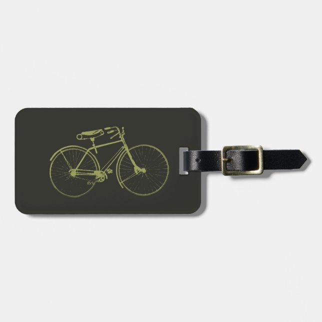 Vattenfärgcykel Bagagebricka (Horisontell Framsida)