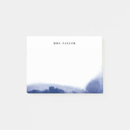 Vattenfärgdeppighetpersonligen postar det noterar post-it block