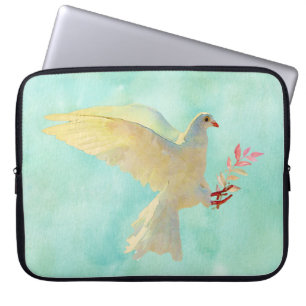 Vattenfärgduva Laptop Fodral