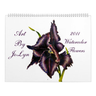 Vattenfärgen 2011 blommar kalendern kalender
